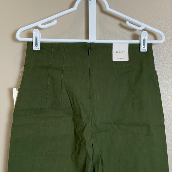 Anthropologie The Colette Magic Fabric Ruffle-Hem Crop Wide-Leg Pants by Maeve - Picture 13 of 16